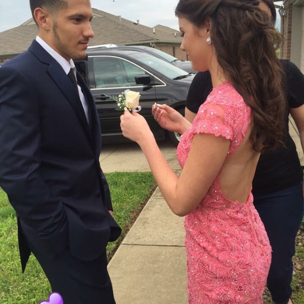 Pink prom dress, worn once